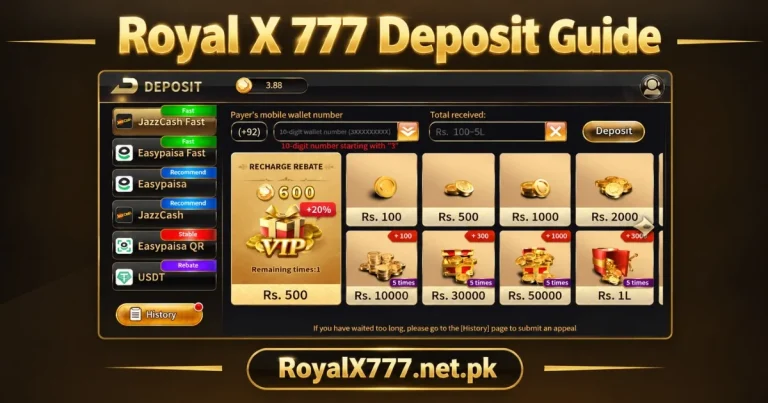 Royal X 777 Deposit Guide